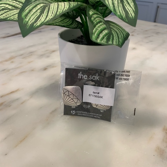 NWOT The Sak Silver Tone Clip-Back Earrings - Picture 3 of 3